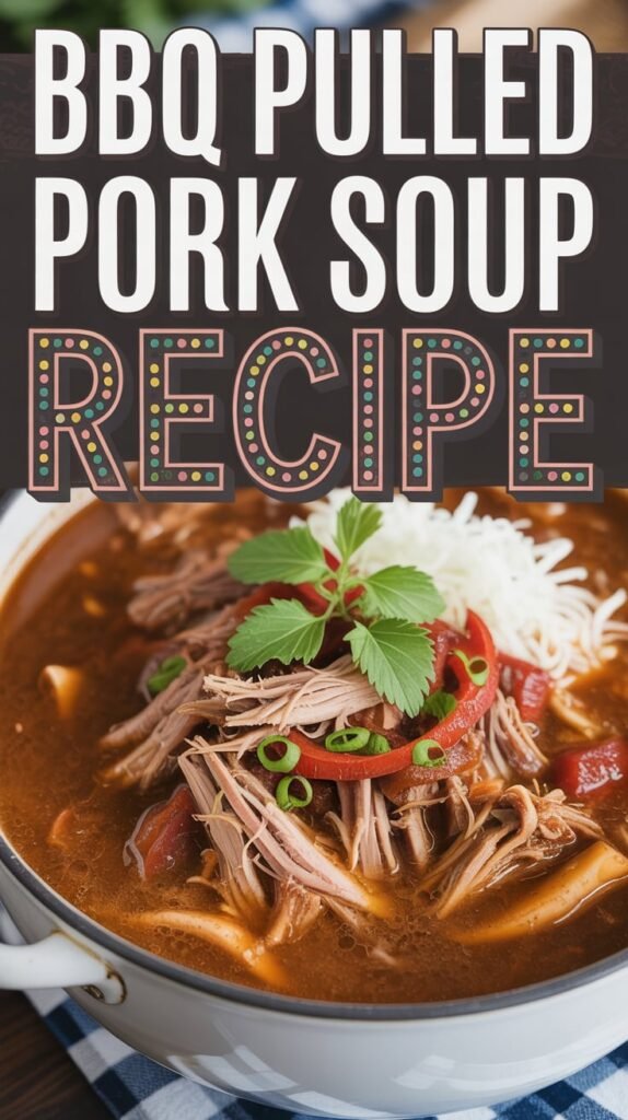 BBQ Pulled Pork Soup