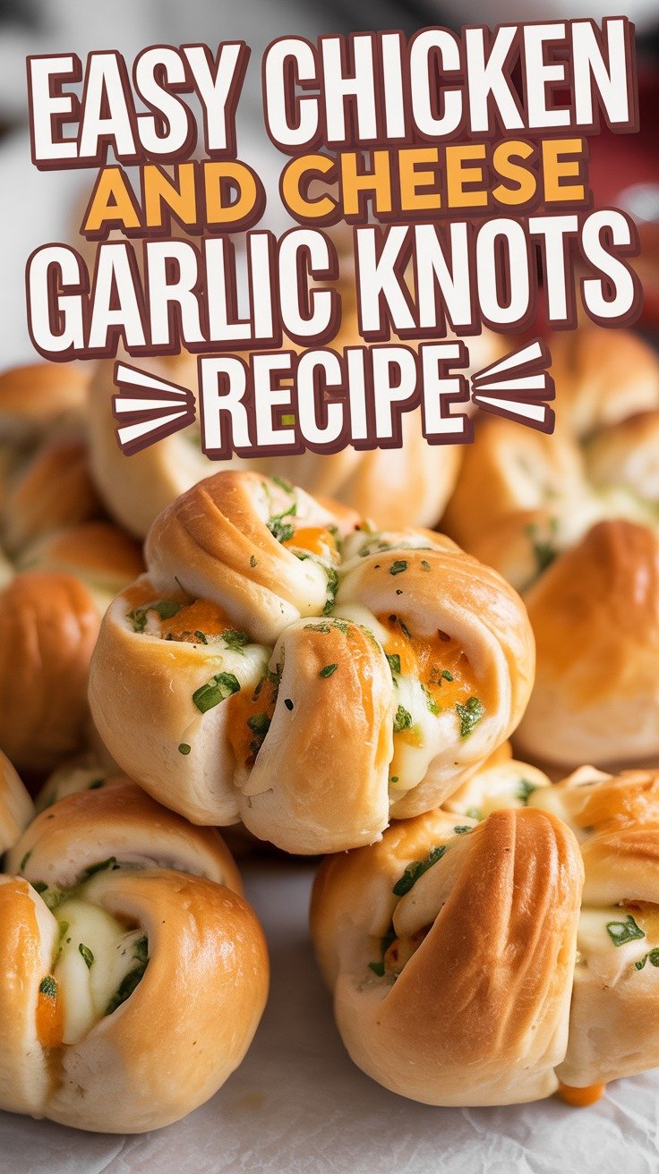 Chicken and Cheese Garlic Knots