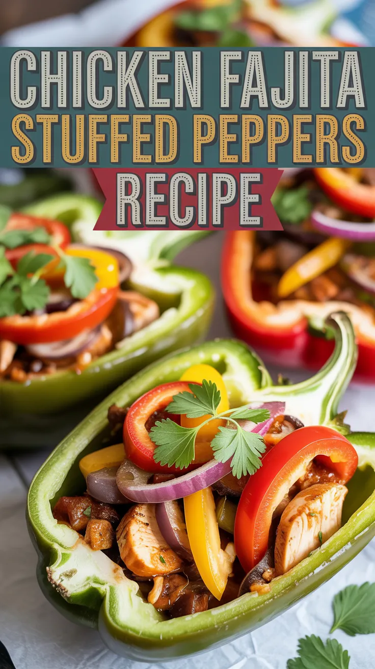 Chicken Fajita Stuffed Peppers