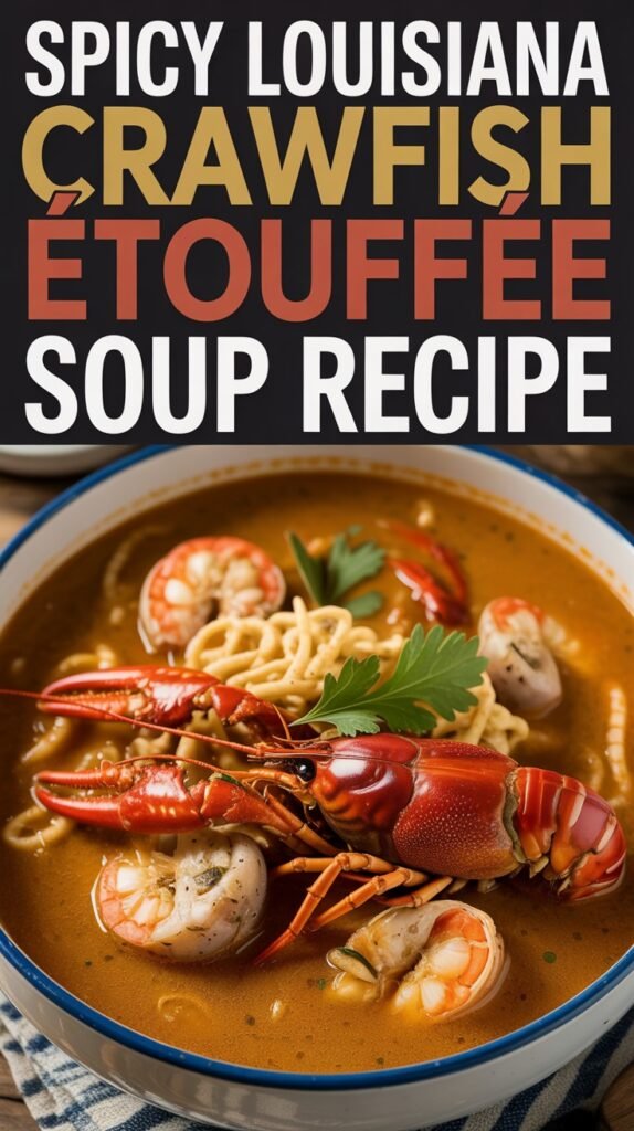Spicy Louisiana Crawfish Étouffée Soup