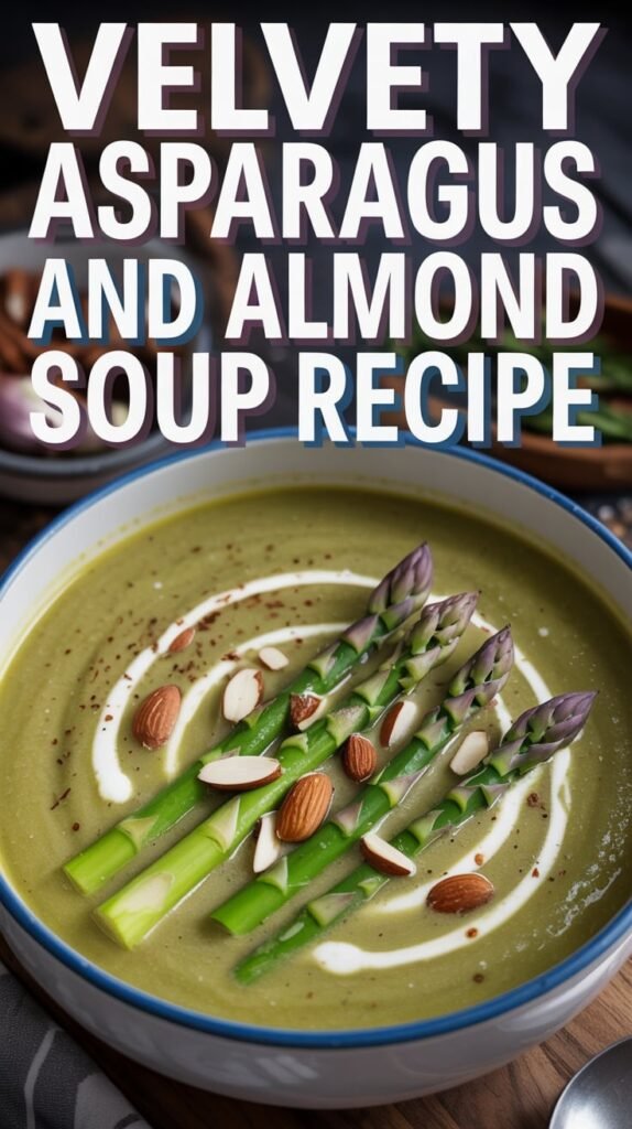 Velvety Asparagus and Almond Soup