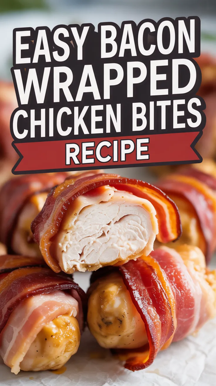 Bacon Wrapped Chicken Bites