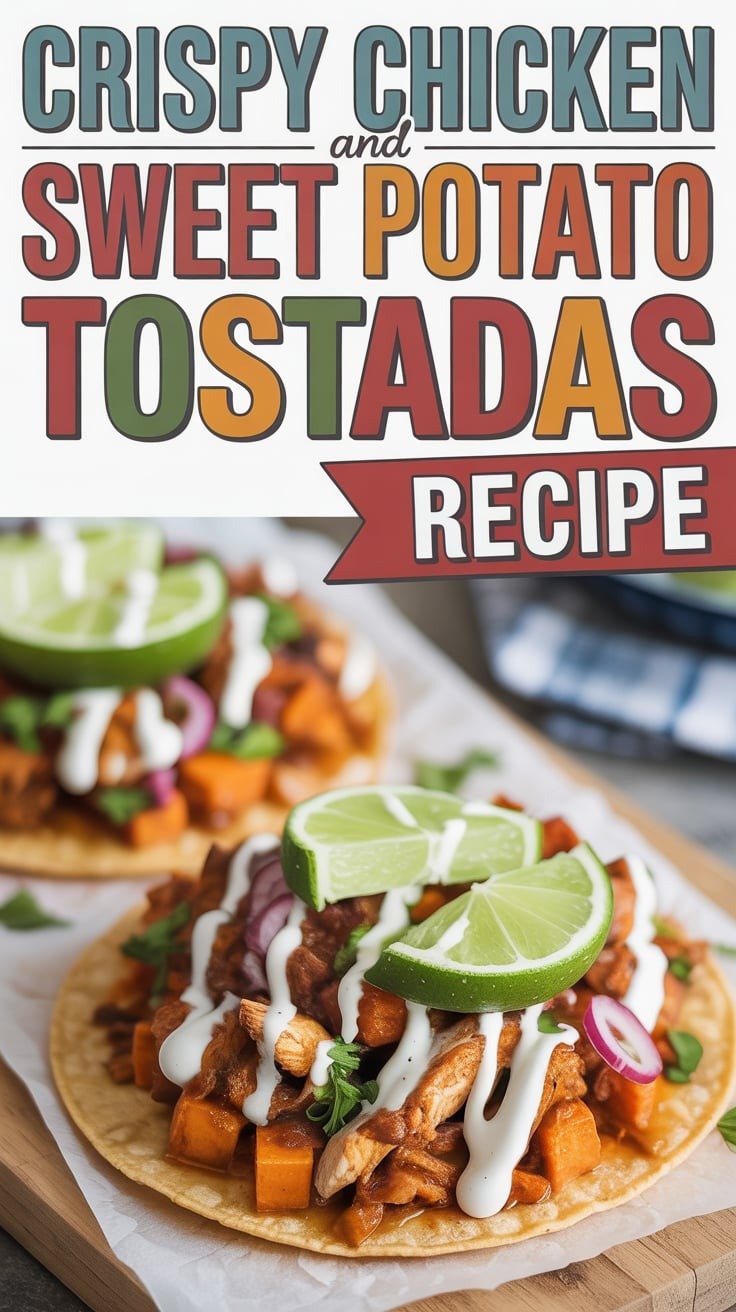 Chicken and Sweet Potato Tostadas