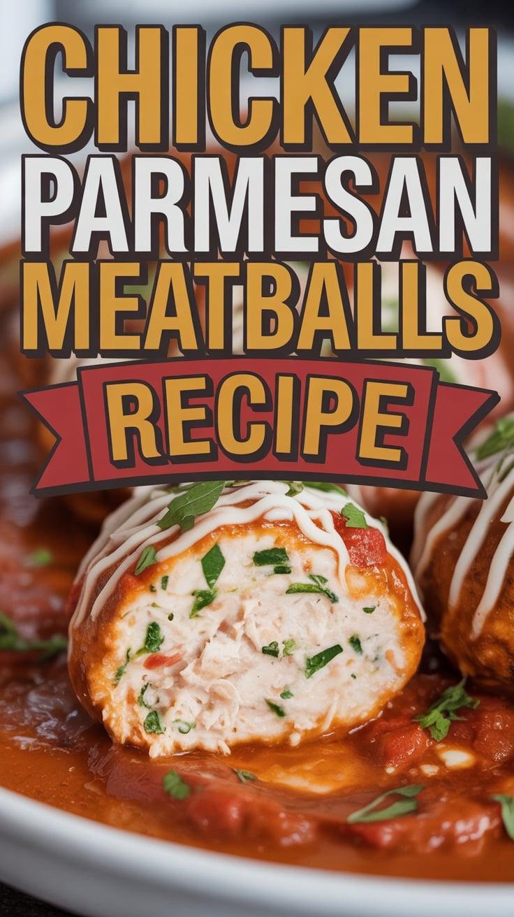 Chicken Parmesan Meatballs