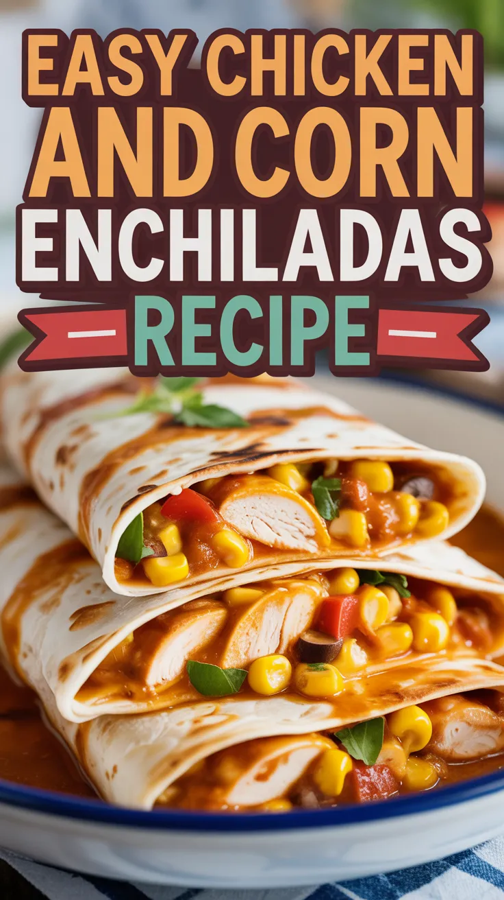 Chicken and Corn Enchiladas