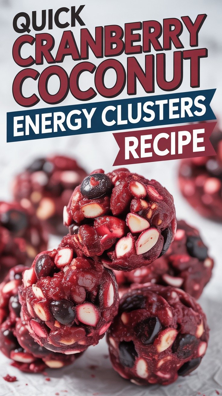 Cranberry Coconut Energy Clusters
