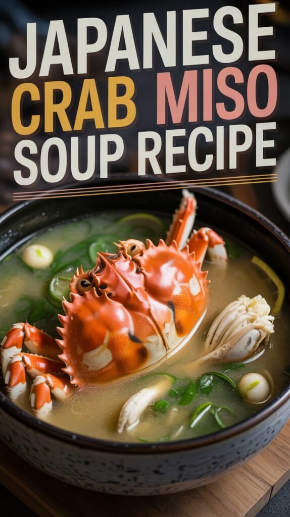 Japanese Crab Miso Soup