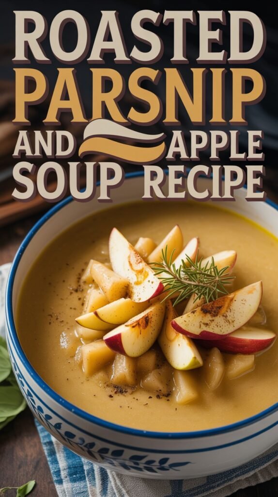 Roasted Parsnip and Apple Soup