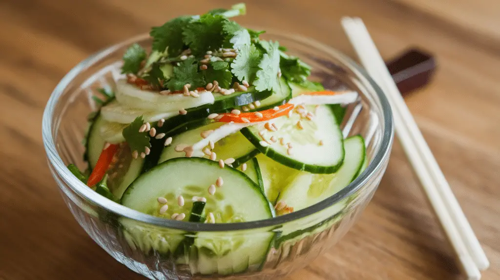 Easy Asian Cucumber Salad