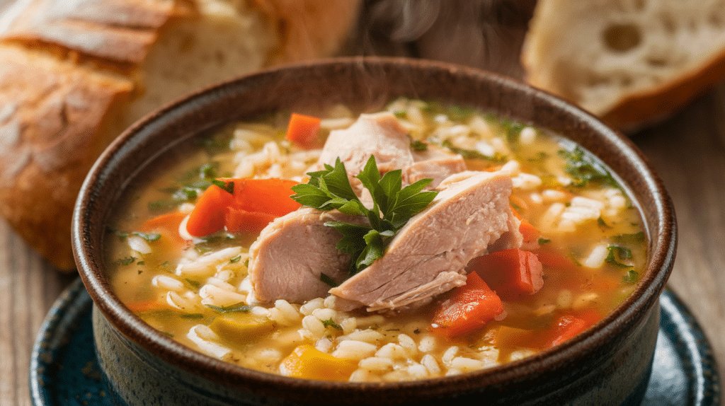 Turkey and Rice Soup