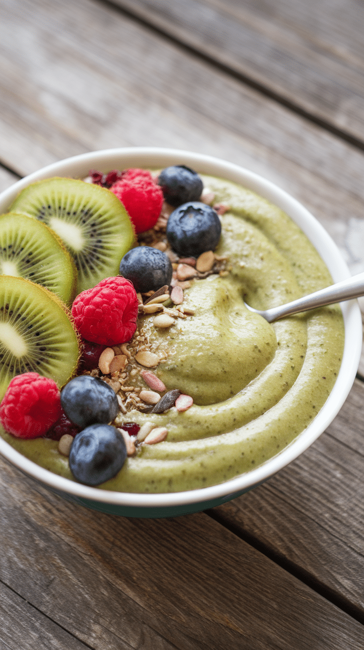 Keto Super Green Smoothie Bowl Recipe