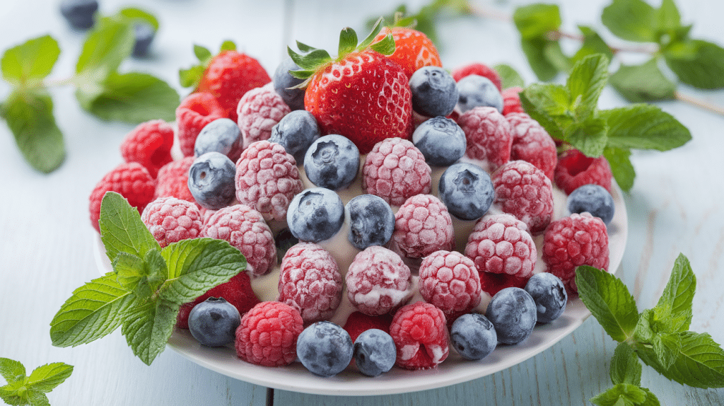 Frozen Yogurt-Covered Berries Recipe