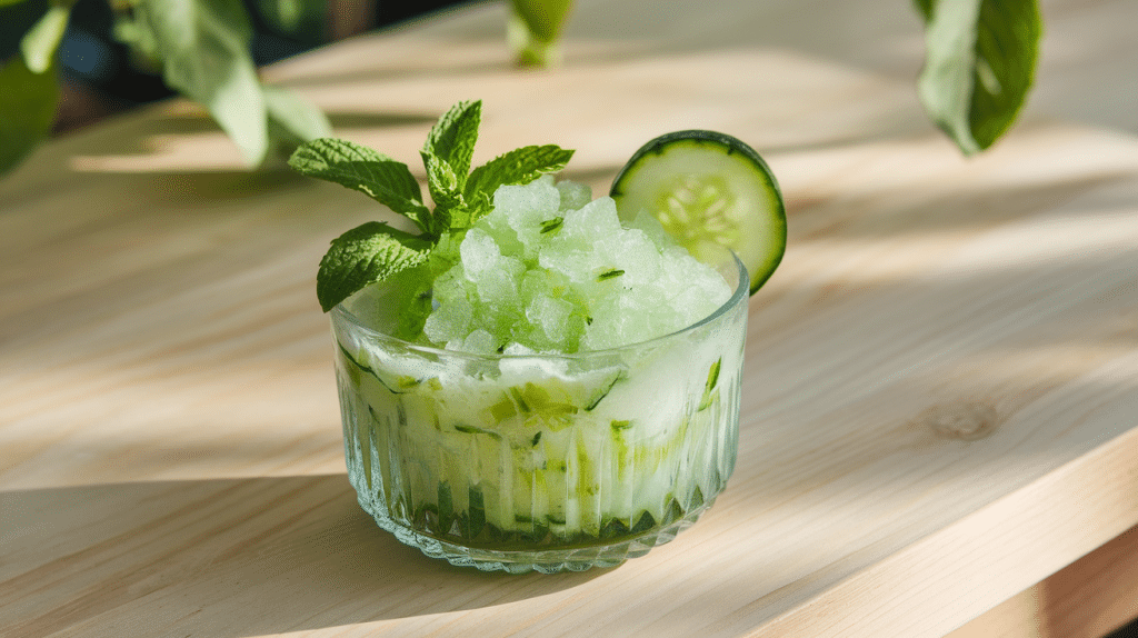 Cucumber Mint Granita