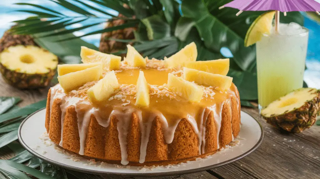 Pina Colada Pound Cake Recipe