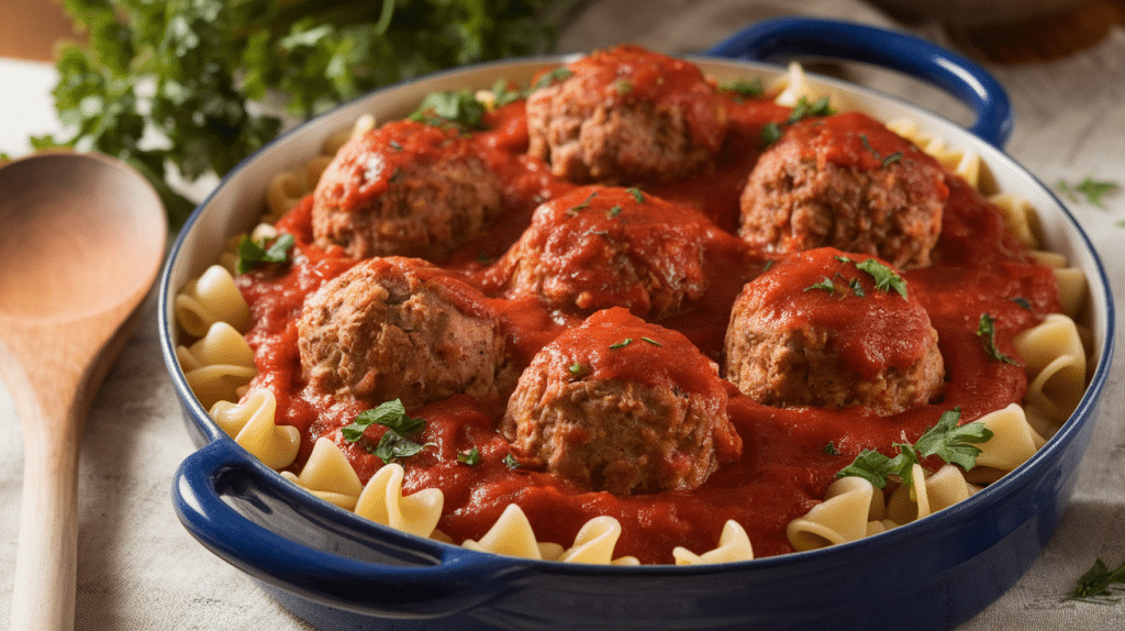 Easy Meatball Casserole