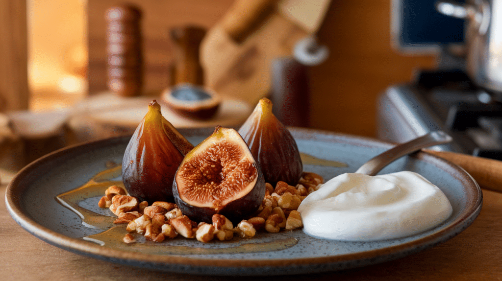 Cinnamon-Spiced Baked Figs