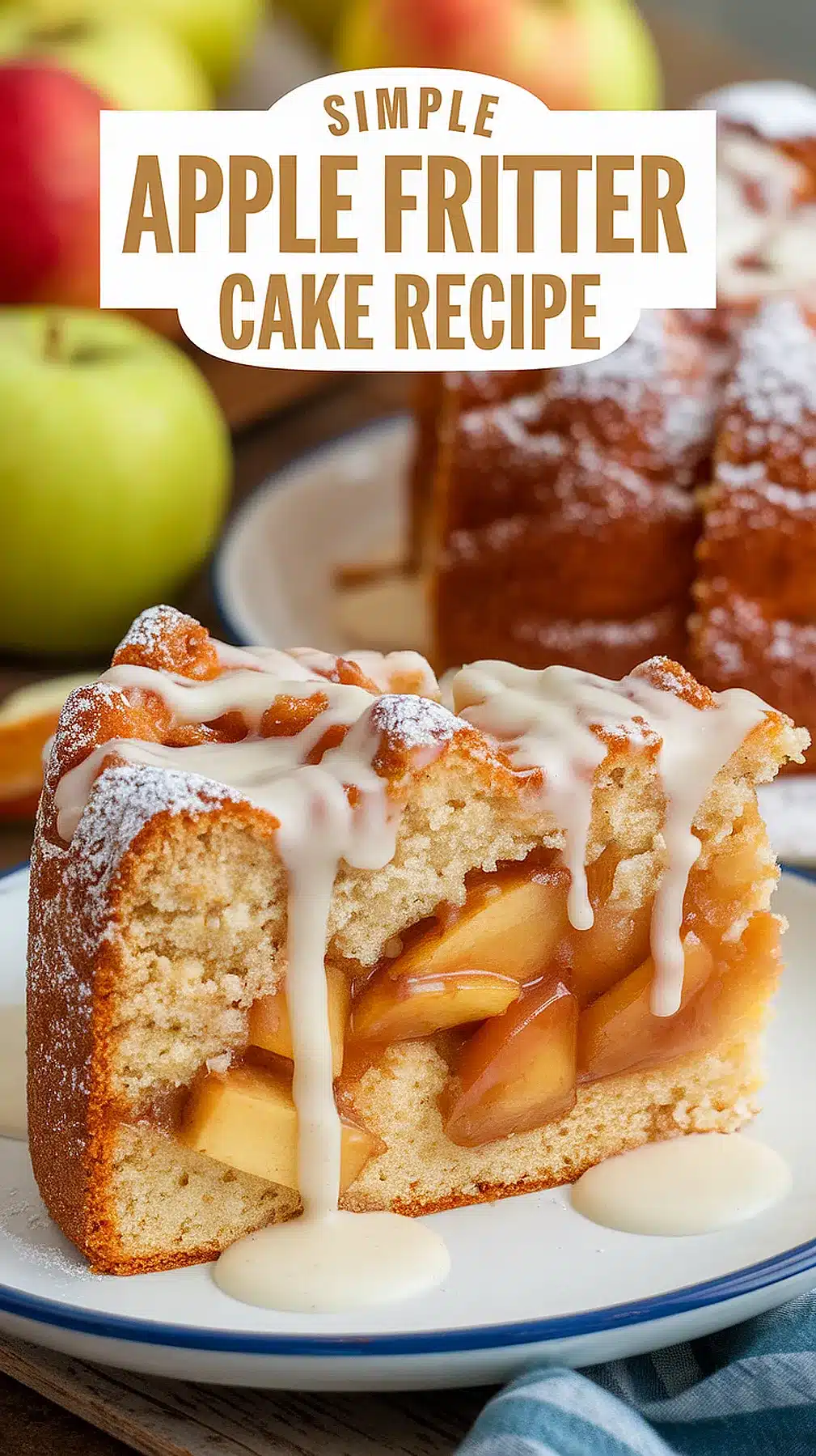 Apple Fritter Cake Recipe