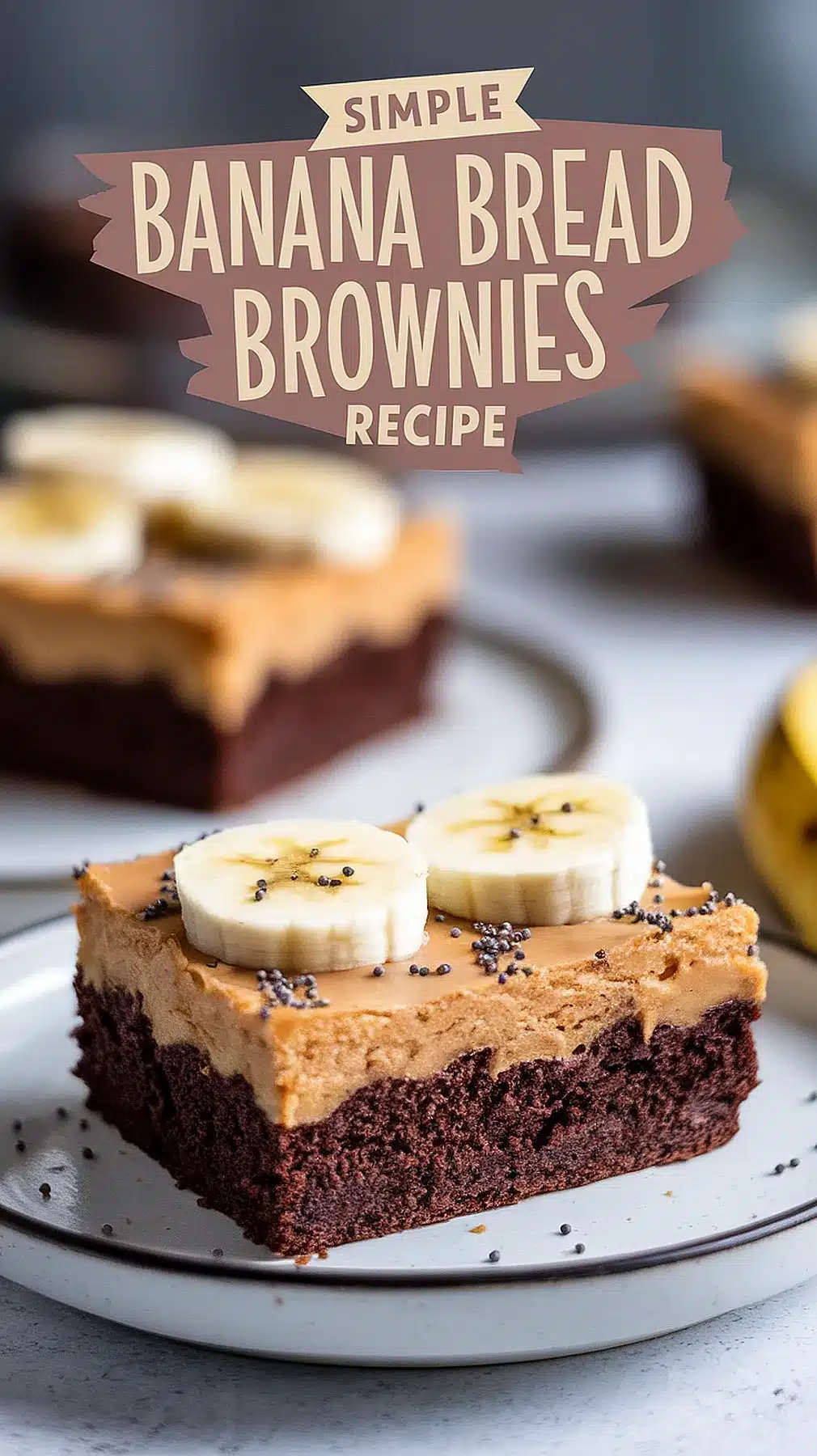 Banana Bread Brownies