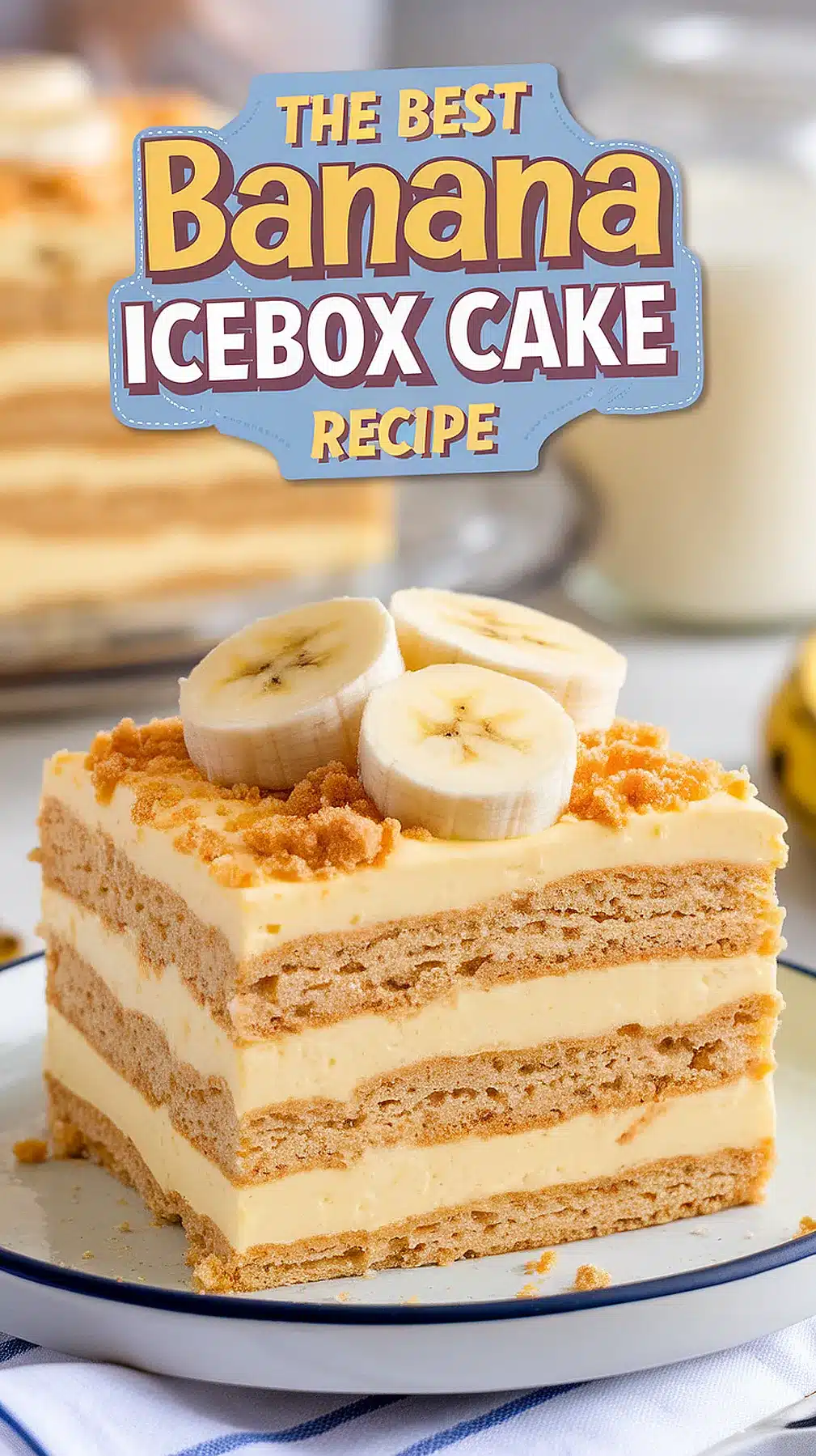 Banana Icebox Cake Recipe