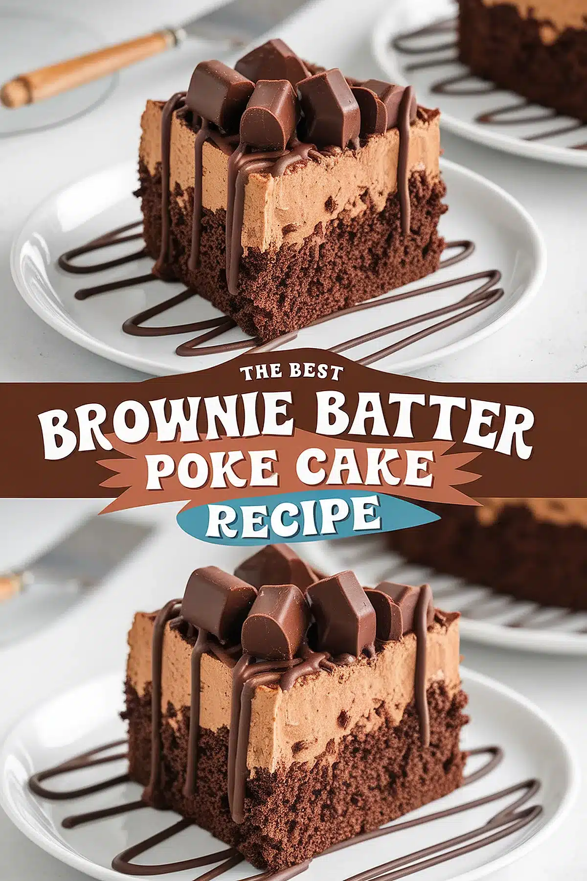 Brownie Batter Poke Cake Recipe