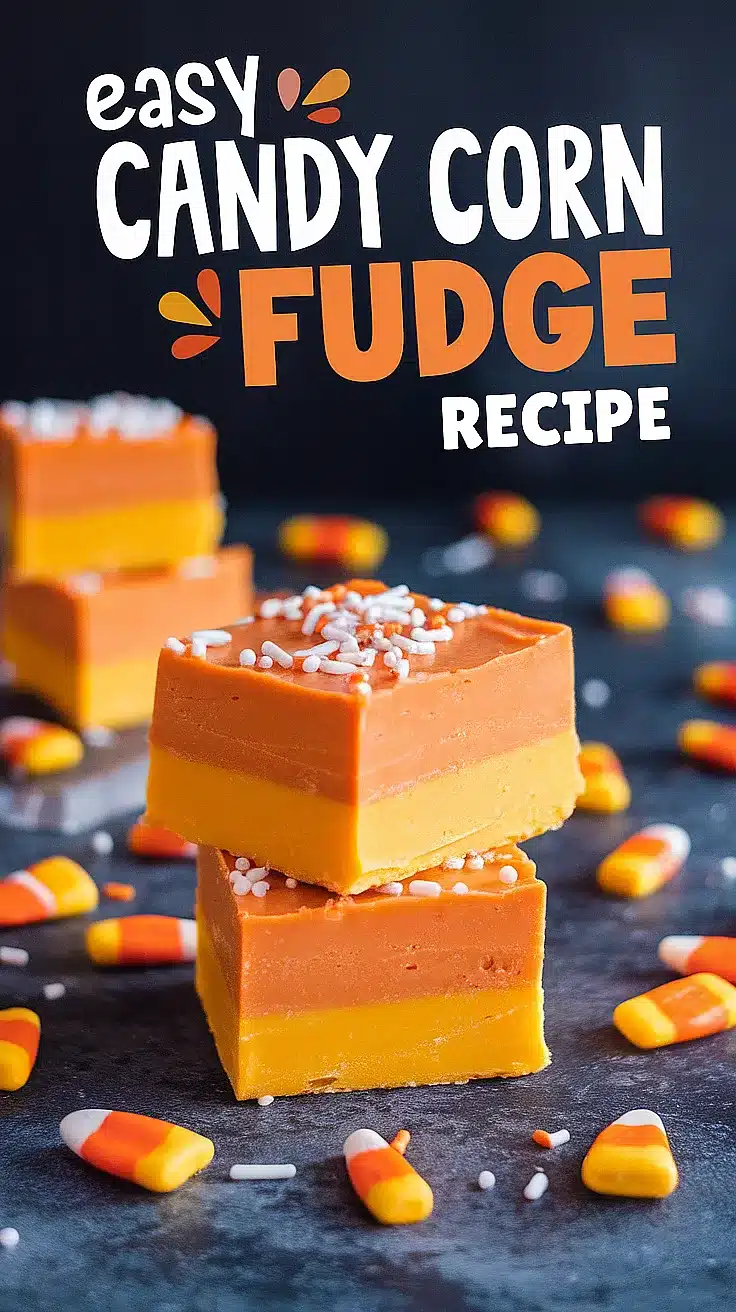 Candy Corn Fudge