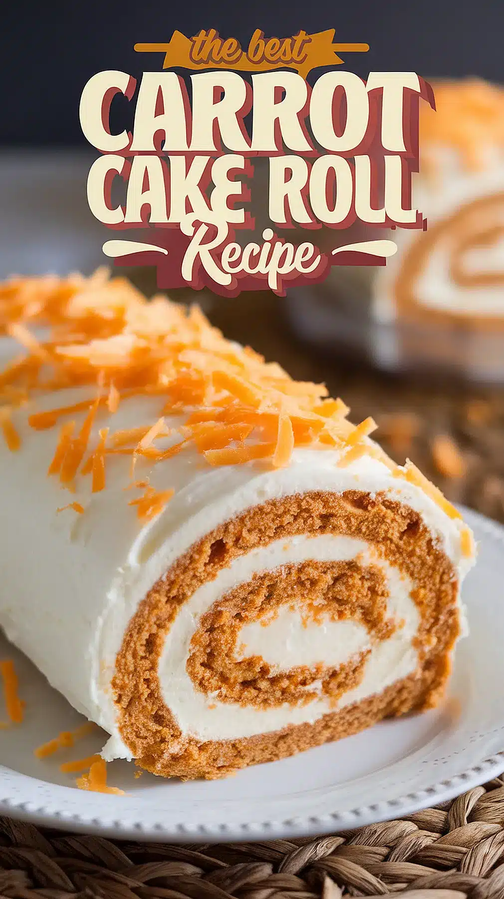 Carrot Cake Roll Recipe