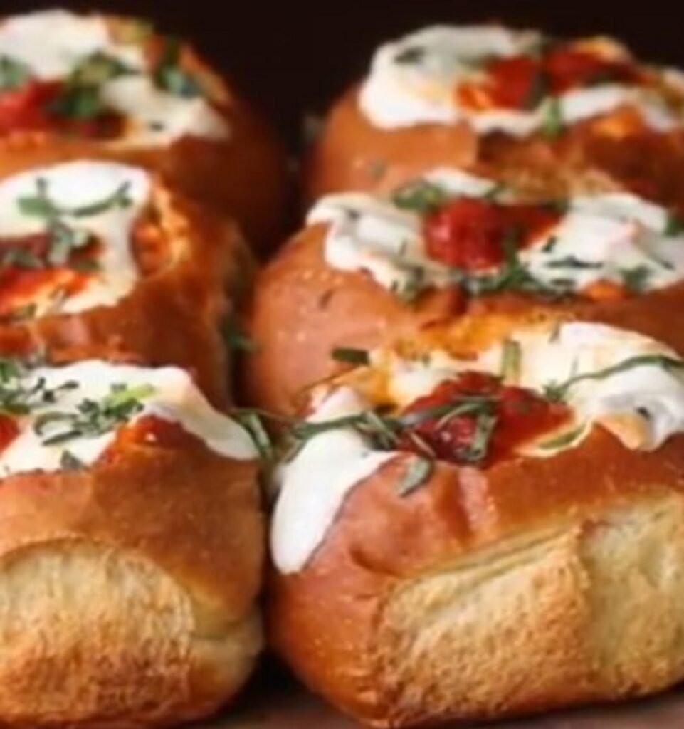 Chicken Parmesan Stuffed Rolls Recipe