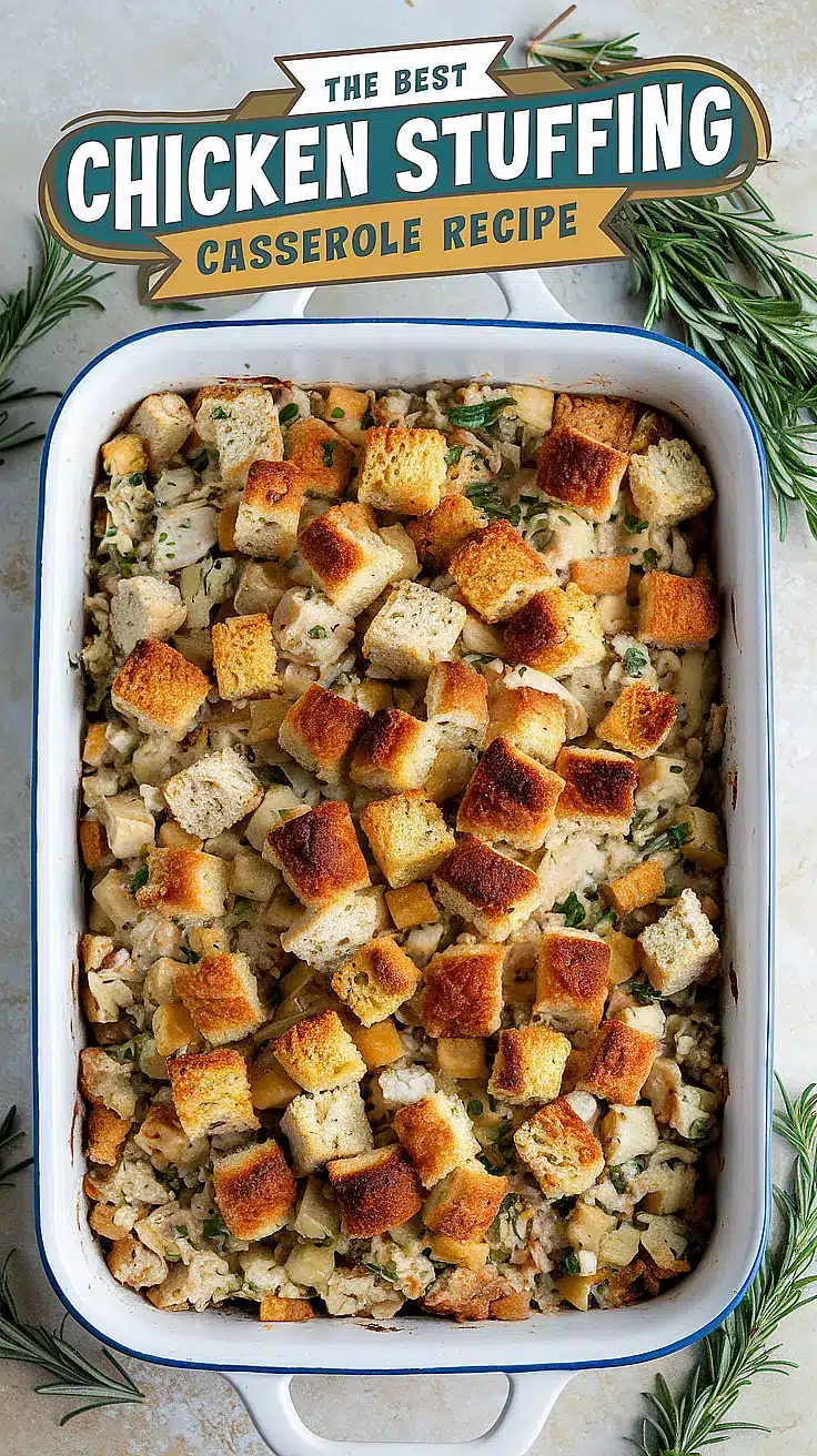 Chicken Stuffing Casserole