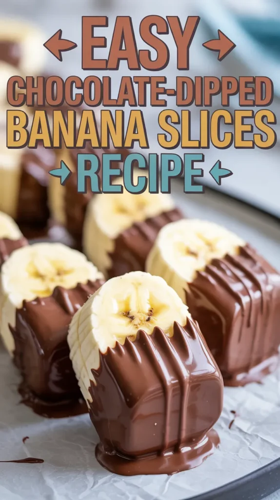 Chocolate-Dipped Banana Slices