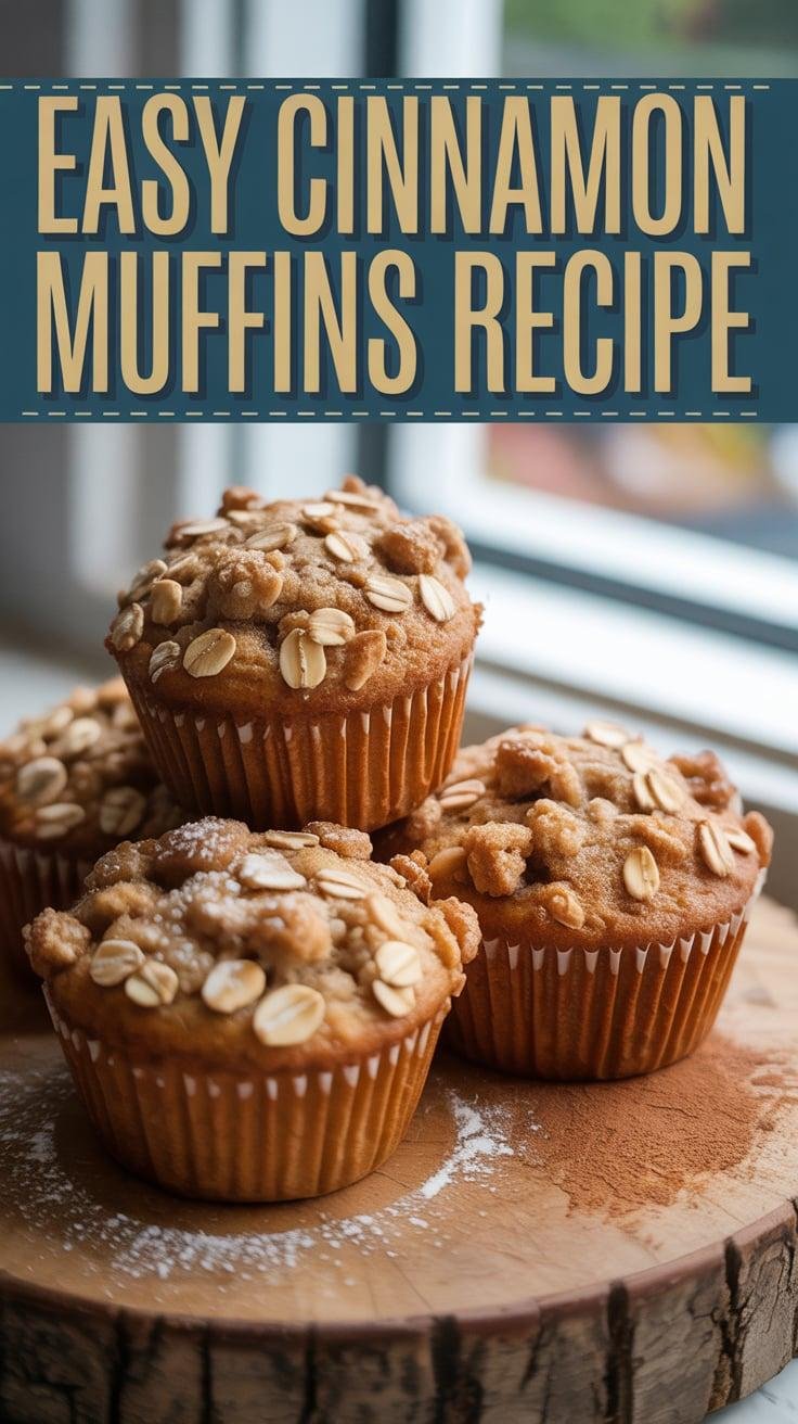 Cinnamon Streusel Muffins
