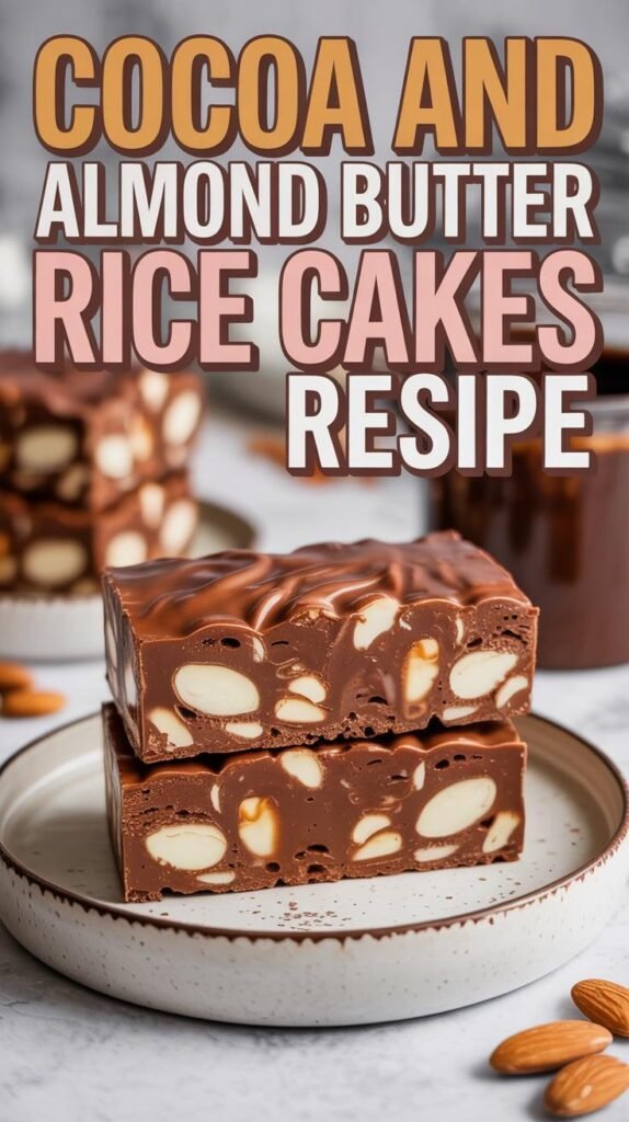 Cocoa and Almond Butter Rice Cakes