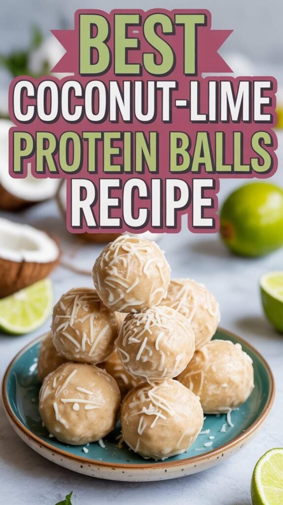 Coconut-Lime Protein Balls