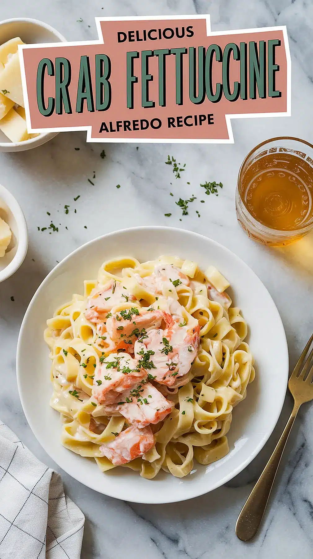 Crab Fettuccine Alfredo