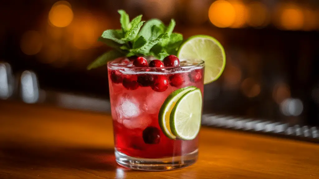 Cranberry Bourbon Smash