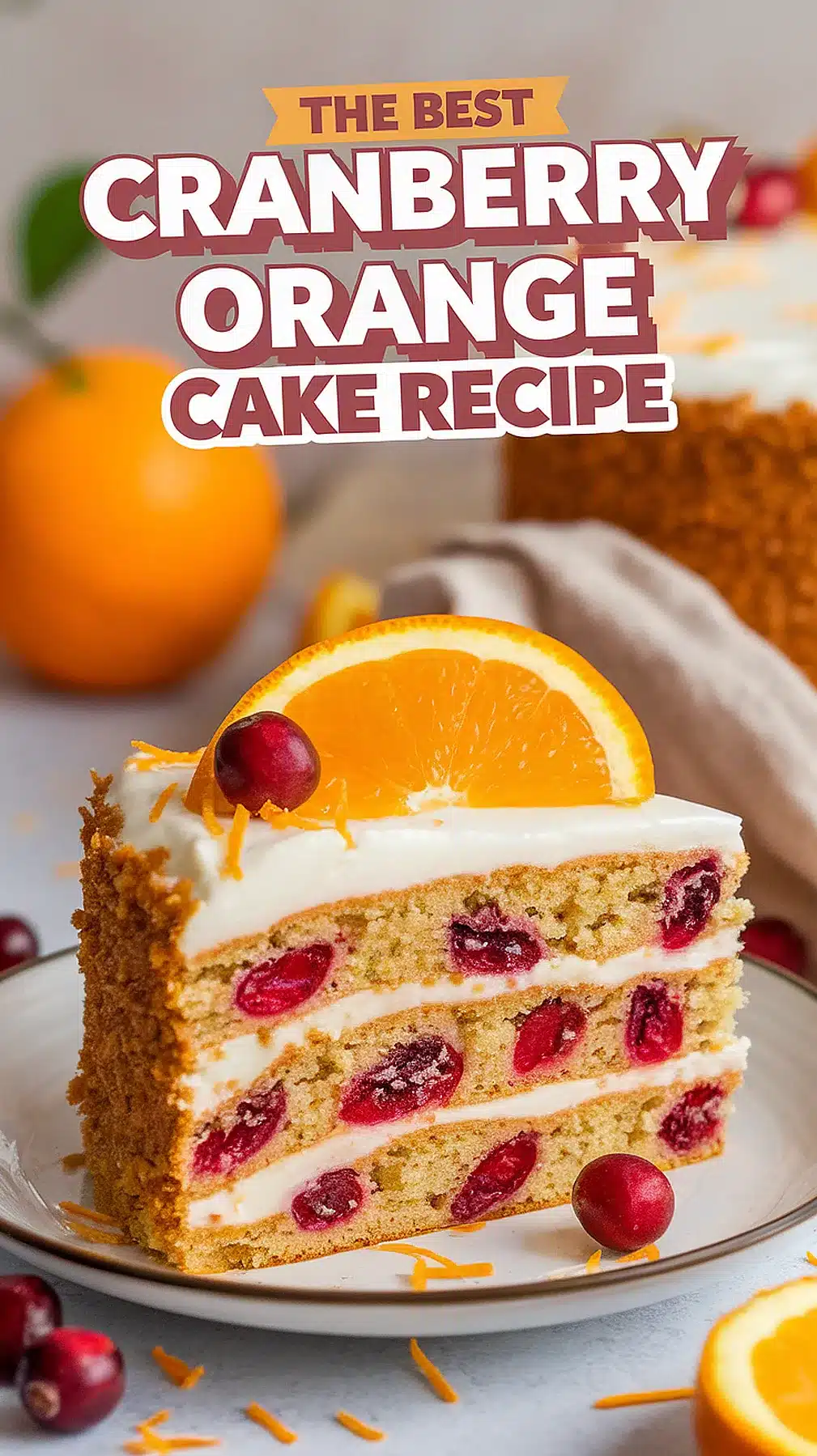 Cranberry Orange Cake Recipe