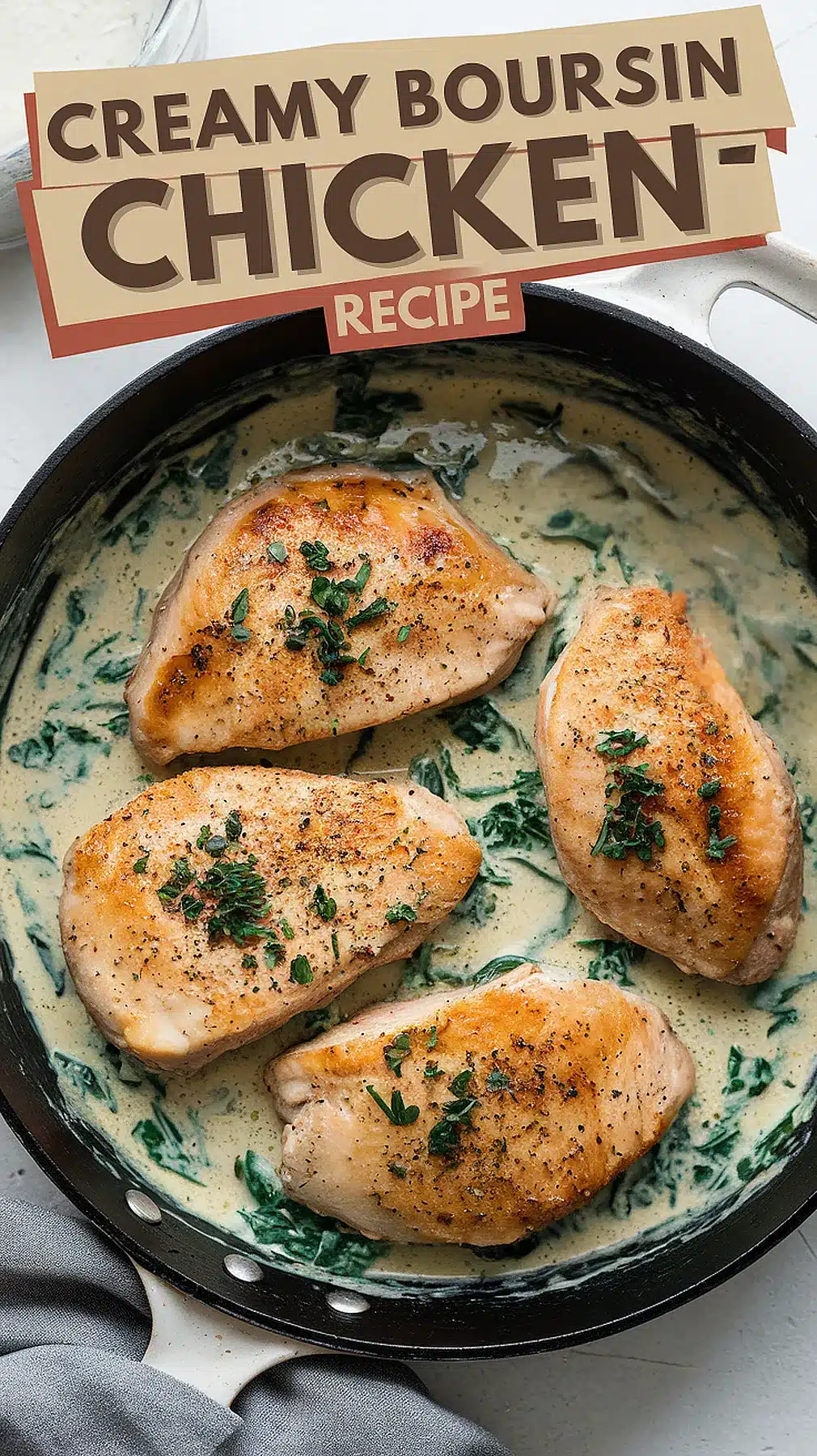 Creamy Boursin Chicken