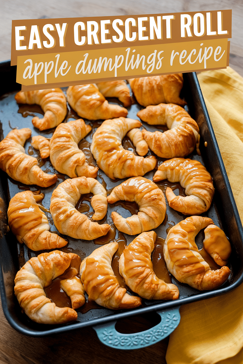 Crescent Roll Apple Dumplings