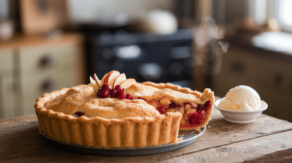 Apple Cranberry Pie