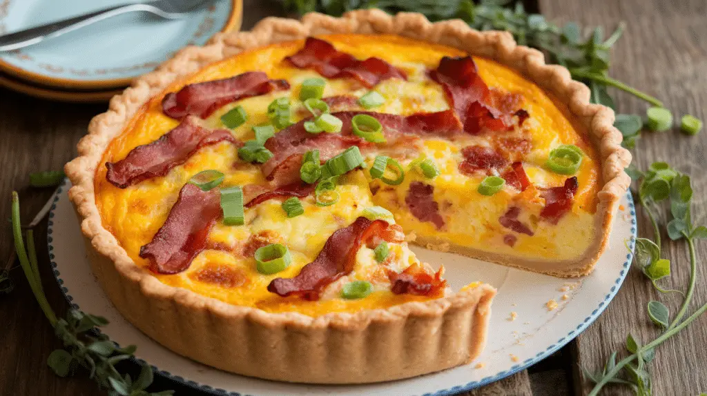 Bacon & Egg Quiche