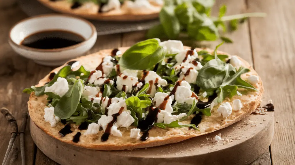 Balsamic Goat Cheese Flatbread