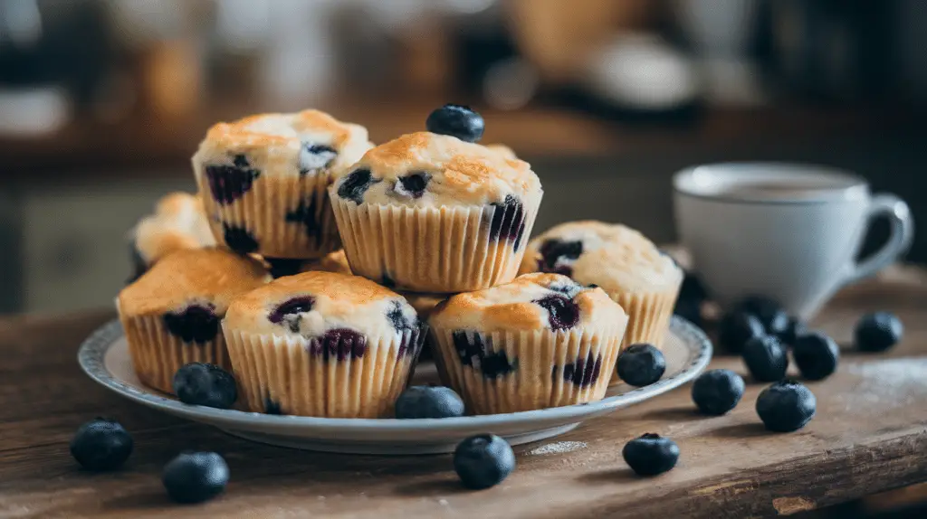 Blueberry Pancake Muffins