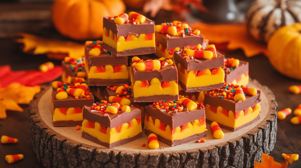 Candy Corn Fudge