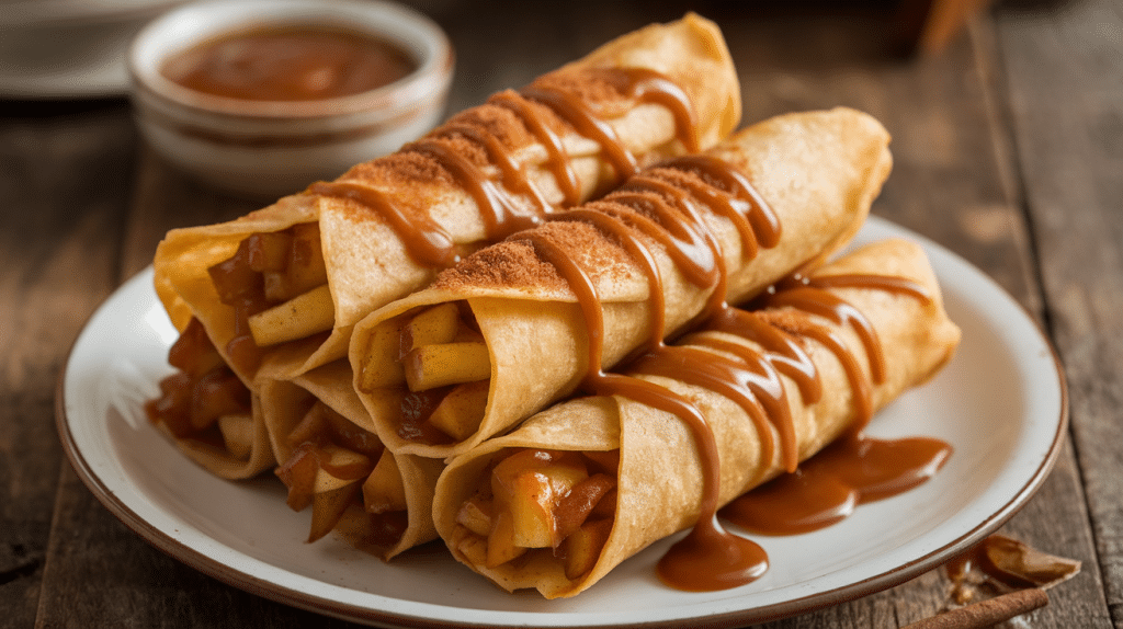 Caramel Apple Taquitos