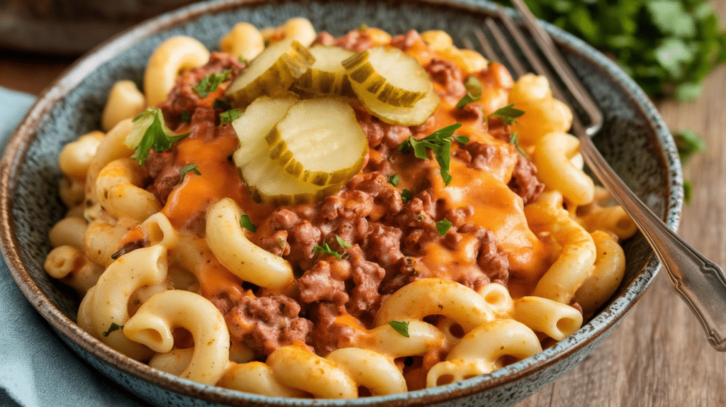 Cheeseburger Pasta