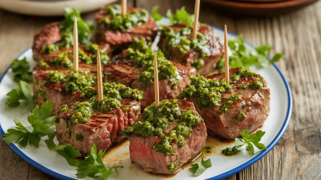 Chimichurri Steak Bites