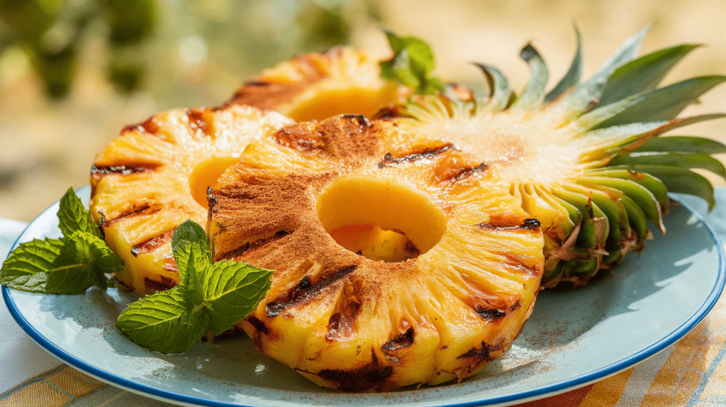 Grilled Pineapple with Cinnamon