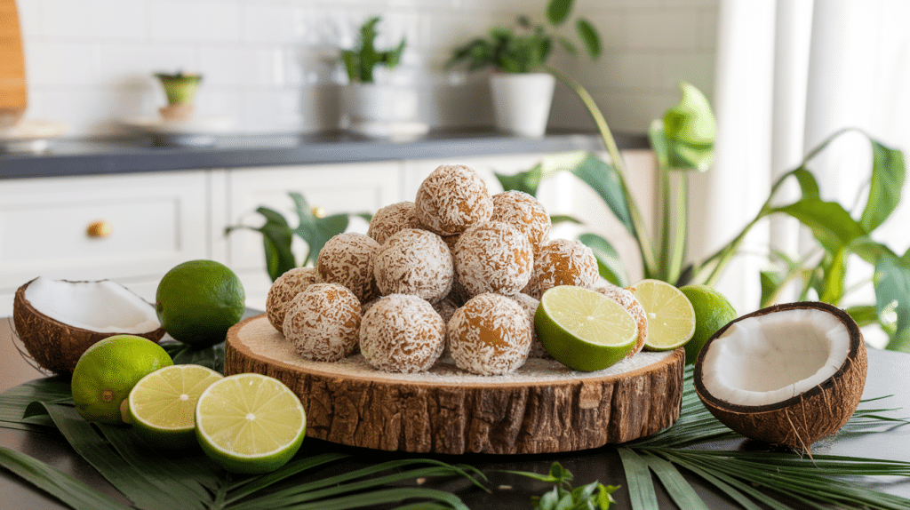 Lime and Coconut Energy Bites