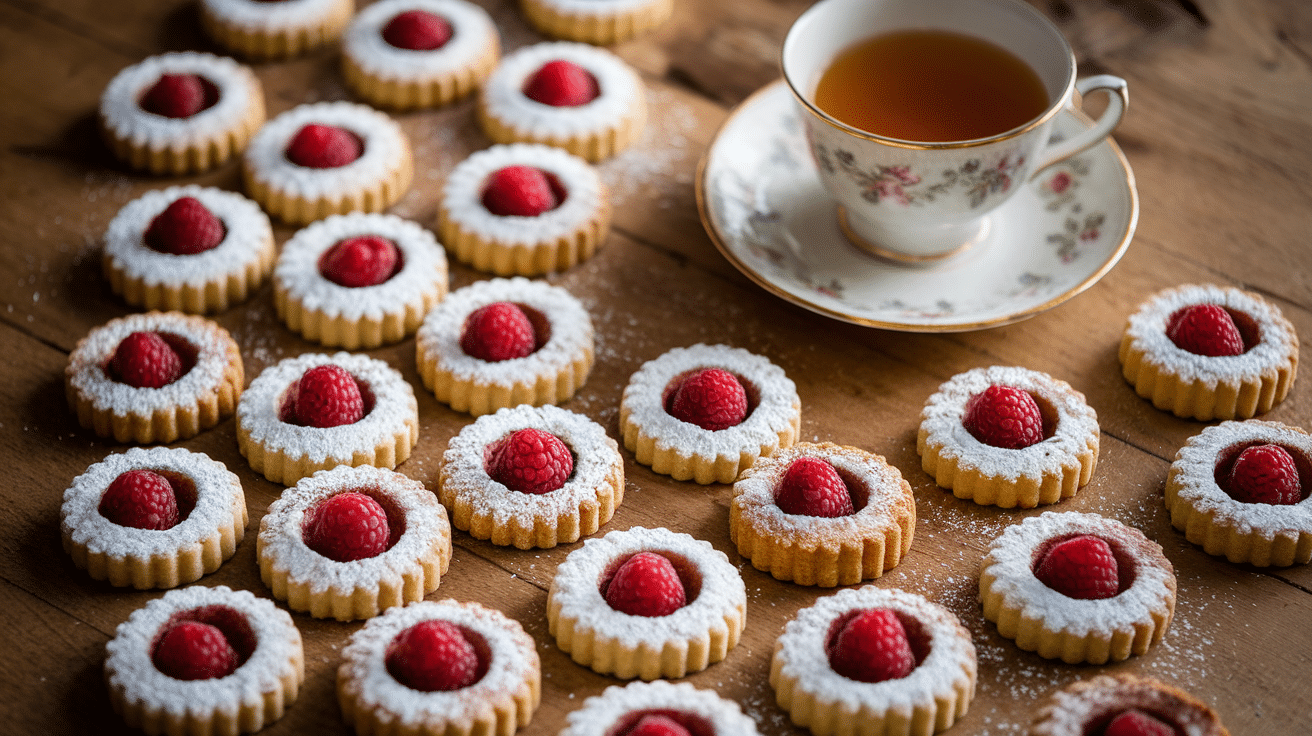 Classic Raspberry Thumbprint Cookies Recipe - Food Blasts