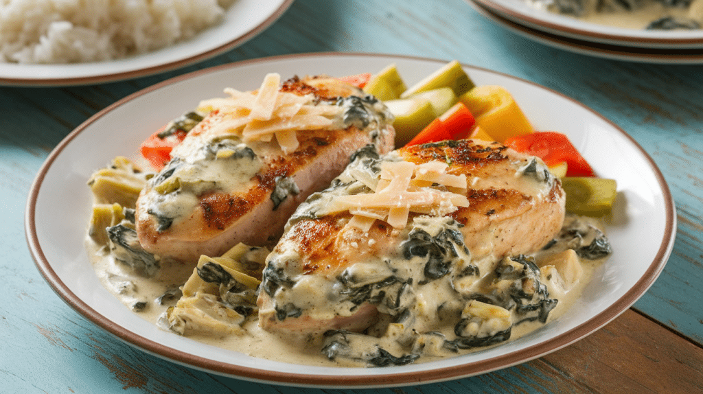 Creamy Spinach Artichoke Chicken