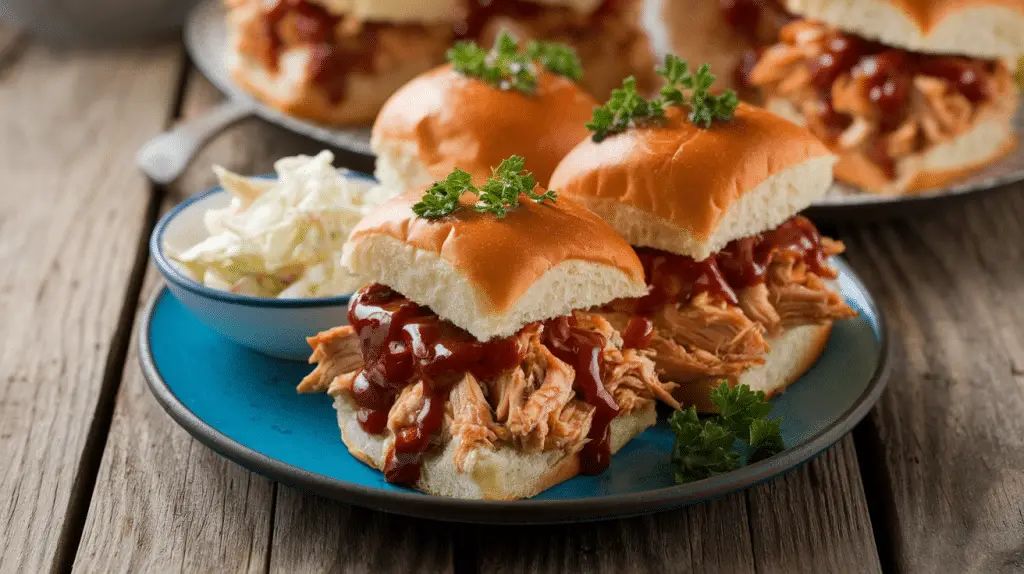 BBQ Chicken Sliders